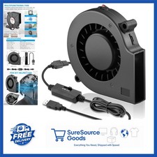 75mm USB Cooling Fan 5V DC Brushless Blower for Electronics and DIY Projects