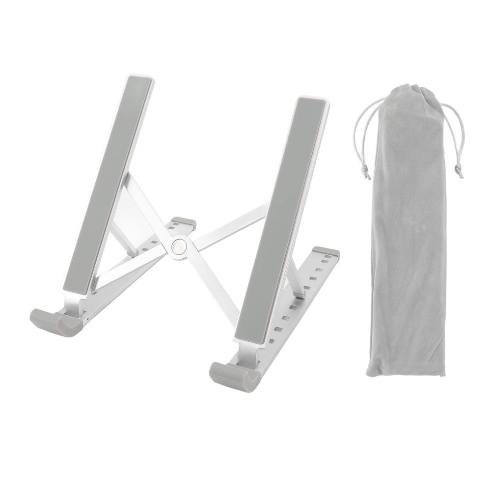 Adjustable Aluminum Ergonomic Laptop Stand for Desk Portable and Lightweight Holder