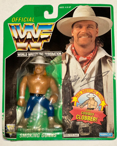 WWF WWE Hasbro Green Card Billy the Smoking Gunn S...