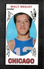 Topps 1969-70 Walt Wesley Chicago Bulls #22 NBA Basketball Card RC Base Set