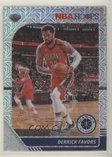 2019-20 Panini NBA Hoops Premium Stock Silver Mojo Prizm Derrick Favors #190 2l4