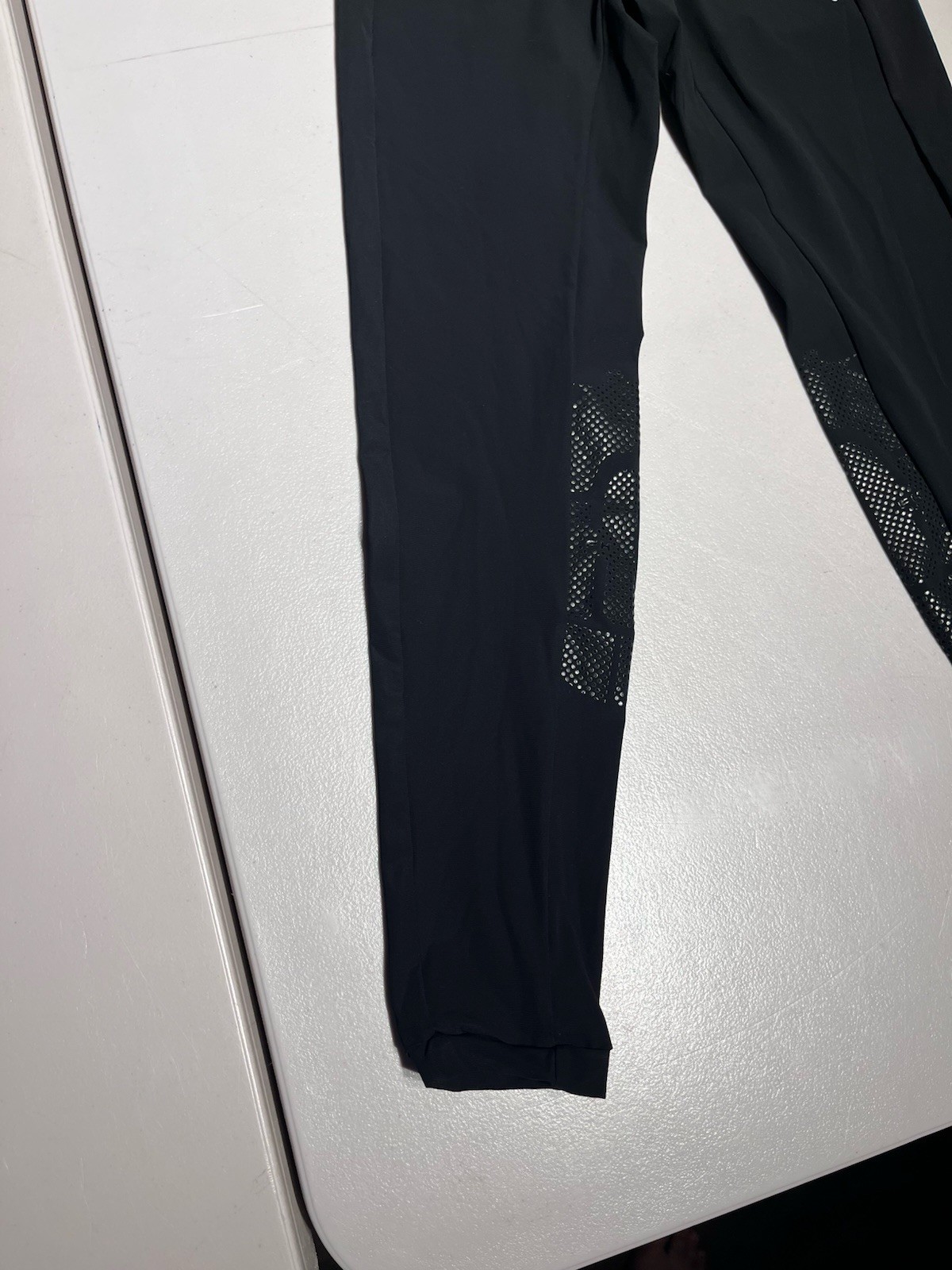 For Horses Breeches Womens Small Black Equestrian Tights Pants Nylon Italy 23x26