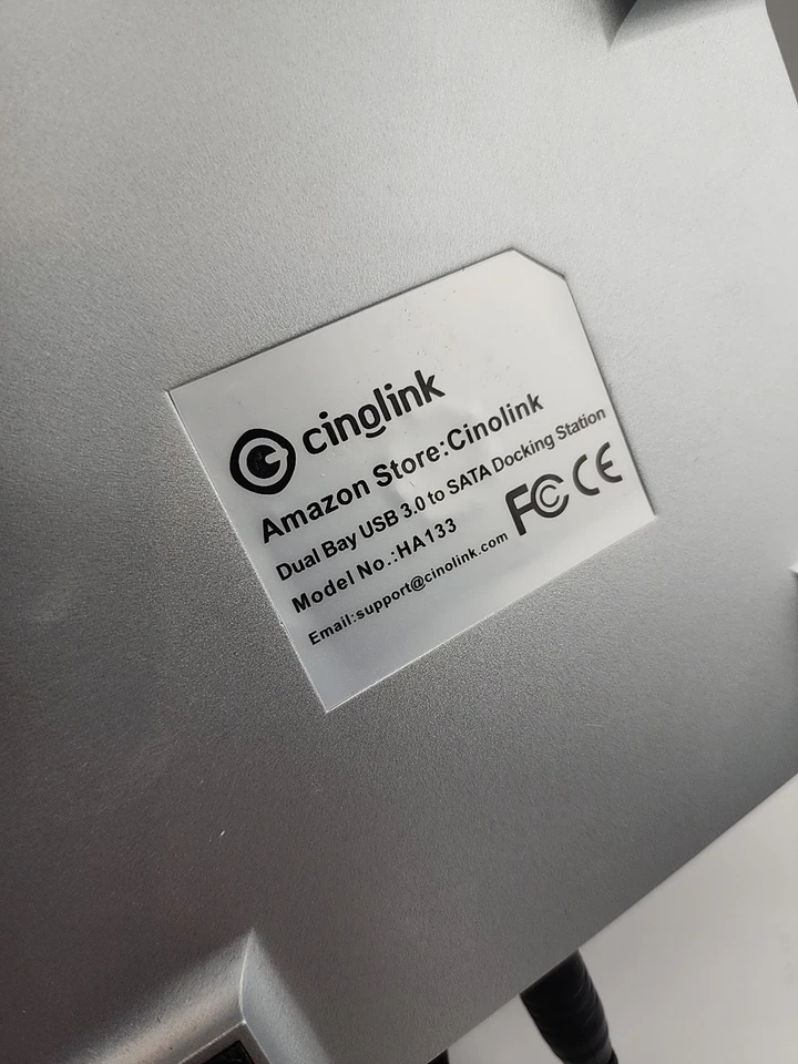 Clone Dock HDD duplicator Disk Drive Hard Reader SATA Docking... - Image 3 of 4