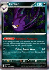 Crobat 051/086 Rare Chaos Rising Pokemon Holo NM
