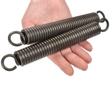 Federstahl Feder Zugfeder 4 mm Draht Durchmesser Haken Ösen Spannfe Spiralfeder