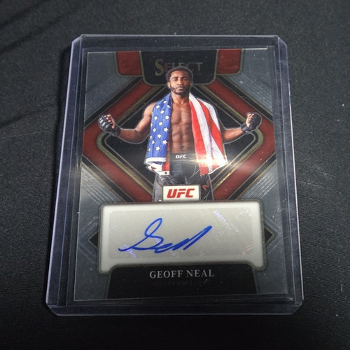Panini Select UFC Signatures Geoff Neal Autograph SG-GFN MMA Trading Card 2022