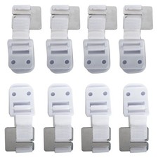 Safety 1st Furniture Wall Straps 8 Count Durable Secure Toddler Safety Straps