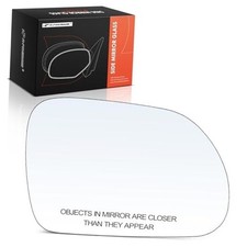 Right Passenger Side Heated Mirror Glass with Backing Plate Compatible with