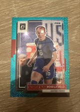 2022-23 Panini Donruss - Rose Lavelle #128 Optic Teal Mojo Prizm /49