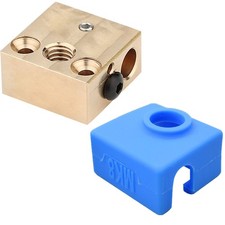 Heater Block Silicone Shell Case For CR10/E3D V6 Hotend 3D Printer MK8 Nozzle d