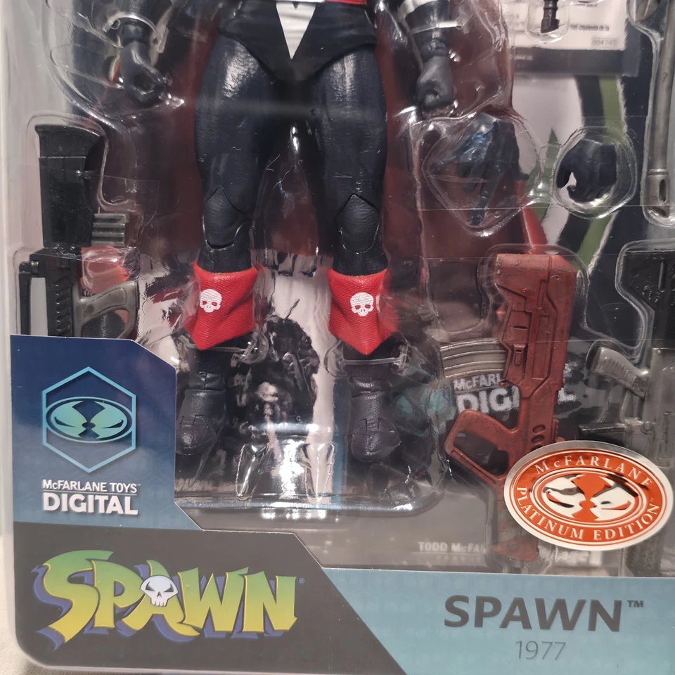 ✨SELLADO✨ Figura perforadora Spawn 1977 Mcfarlane Toys rojo platino página de persecución Foto 4 de 4