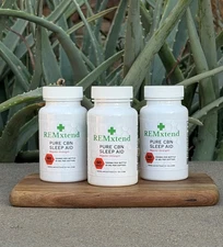 REMxtend Regular Strength 60ct Natural Sleep Aid, 3 Bottle bundle Pack
