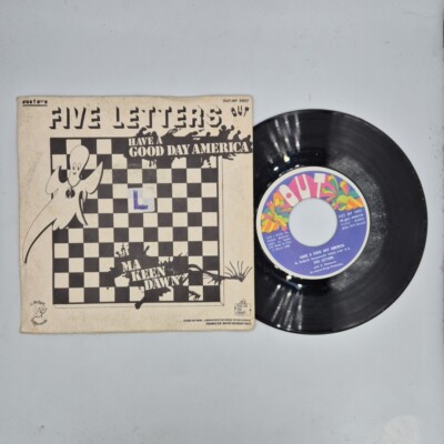 45 Runden Five Letters - Ma Keen Dawn OUT-NP 24037 Rock Disco Electornic