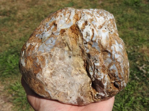 7lbs Brecciated Chalcedony Travertine Agate. Floater, Fortified & Crystallized. - Picture 3 of 12