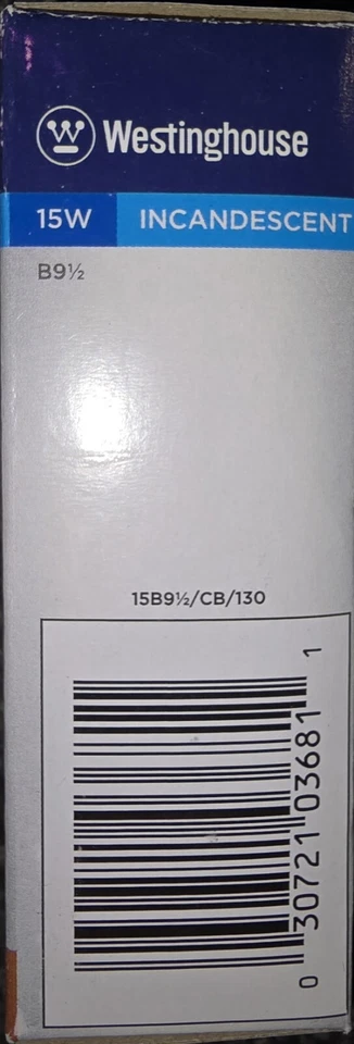 (5) Westinghouse 036811, 130V15w, Clear Incand, B9.5 Light Bulbs, 2,500Hrs - Image 3 of 3