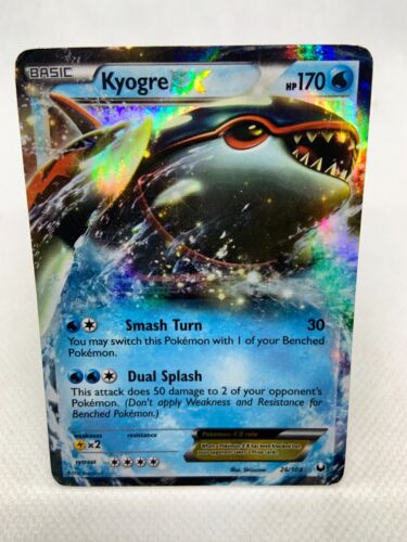 Kyogre EX 26/108 Dark Explorers Ultra Rare Holo Pokemon TCG - Picture 4 of 19