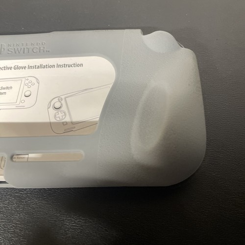 OEM Nintendo Switch Lite Protective Glove Gray Silicone Skin Grip Case Cover ๐ฅ - Picture 6 of 7
