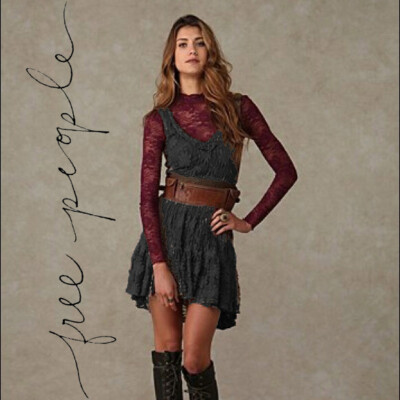 red lace up prom dress Wine Red Lace Plunge V Lace-Up A-Line Prom Dress main image 0
