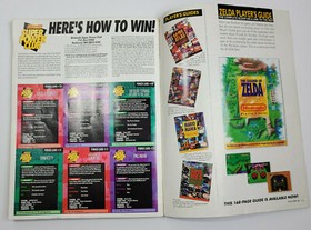 NINTENDO POWER VOLUME 44 MICKEY + REN & STIMPY SHOW POSTER CARDS SNES NES