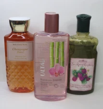 ASSORTED BRANDS 3 PC SHOWER GELS 10 OZ EACH *SEE DETAILS*