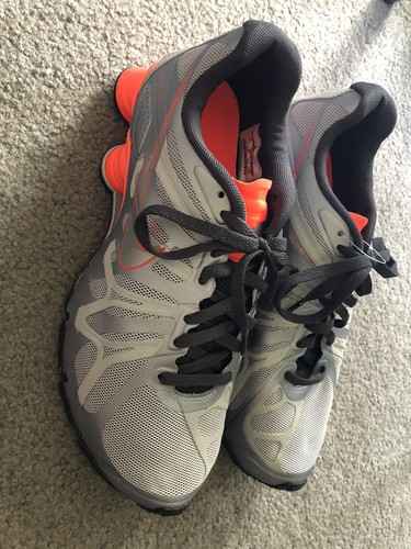 NIKE SHOX TURBO 13 - MEN'S SIZE 10 - GREY/ORANGE/BLACK - BRAND NEW | eBay