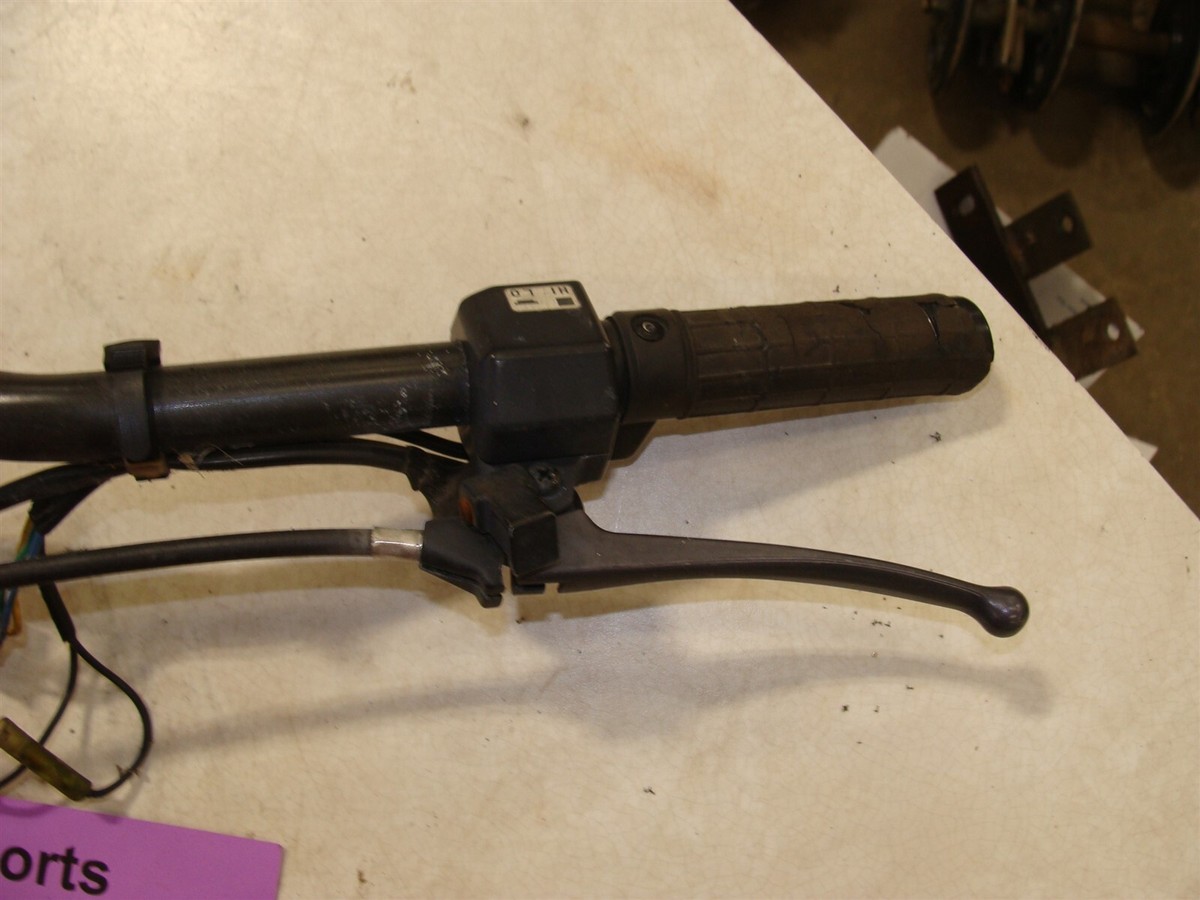 1994 YAMAHA VMAX 500 8AB handle bars handlebar thumb throttle