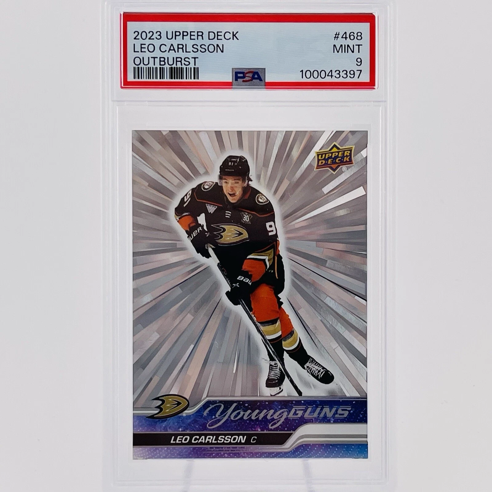 Leo Carlsson trading card