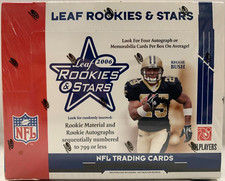 2006 LEAF ROOKIES & STARS NFL FOOTBALL HOBBY BOX 24 PACKS REGGIE BUSH RC NEW