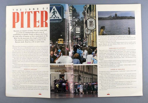 AEROFLOT LENINGRAD NEWS AIRLINE INFLIGHT MAGAZINE SUMMER 1991 NO.4 ST PETERSBURG - Picture 4 of 10