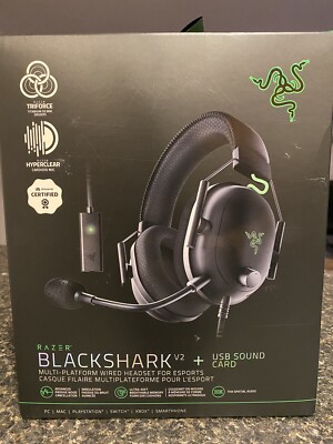 Razer Blackshark V2 X Black Over the Ear Gaming Headset