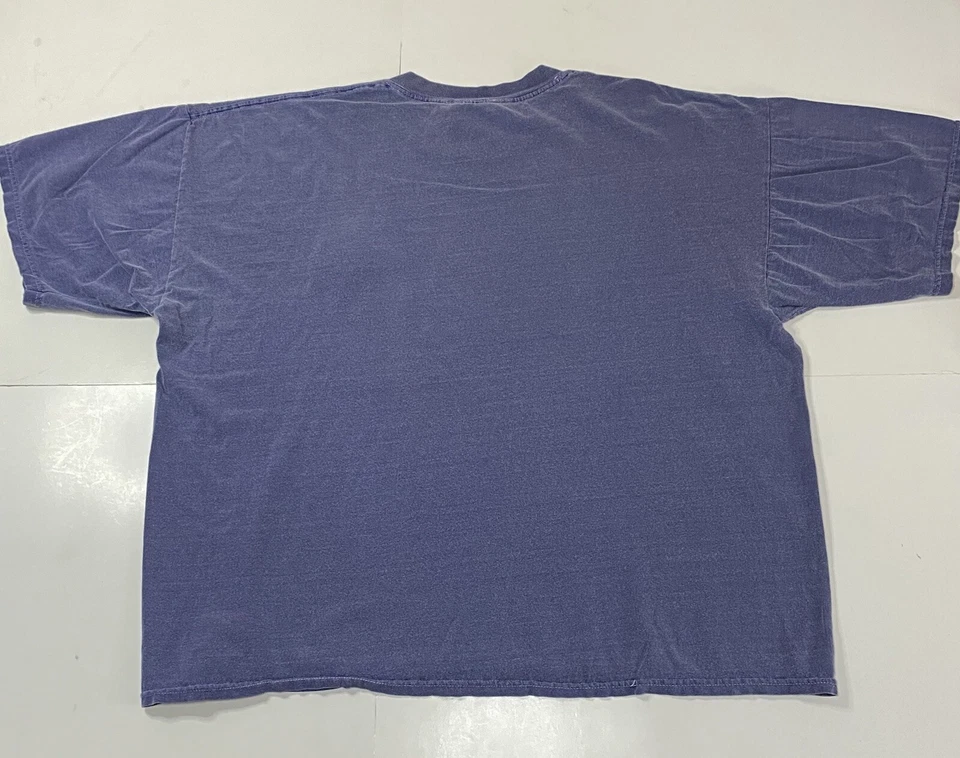 Camiseta De Colección Islas Vírgenes de los Estados Unidos Perro Alegre Bordada 2XL Desteñida RARA Foto 4 de 4