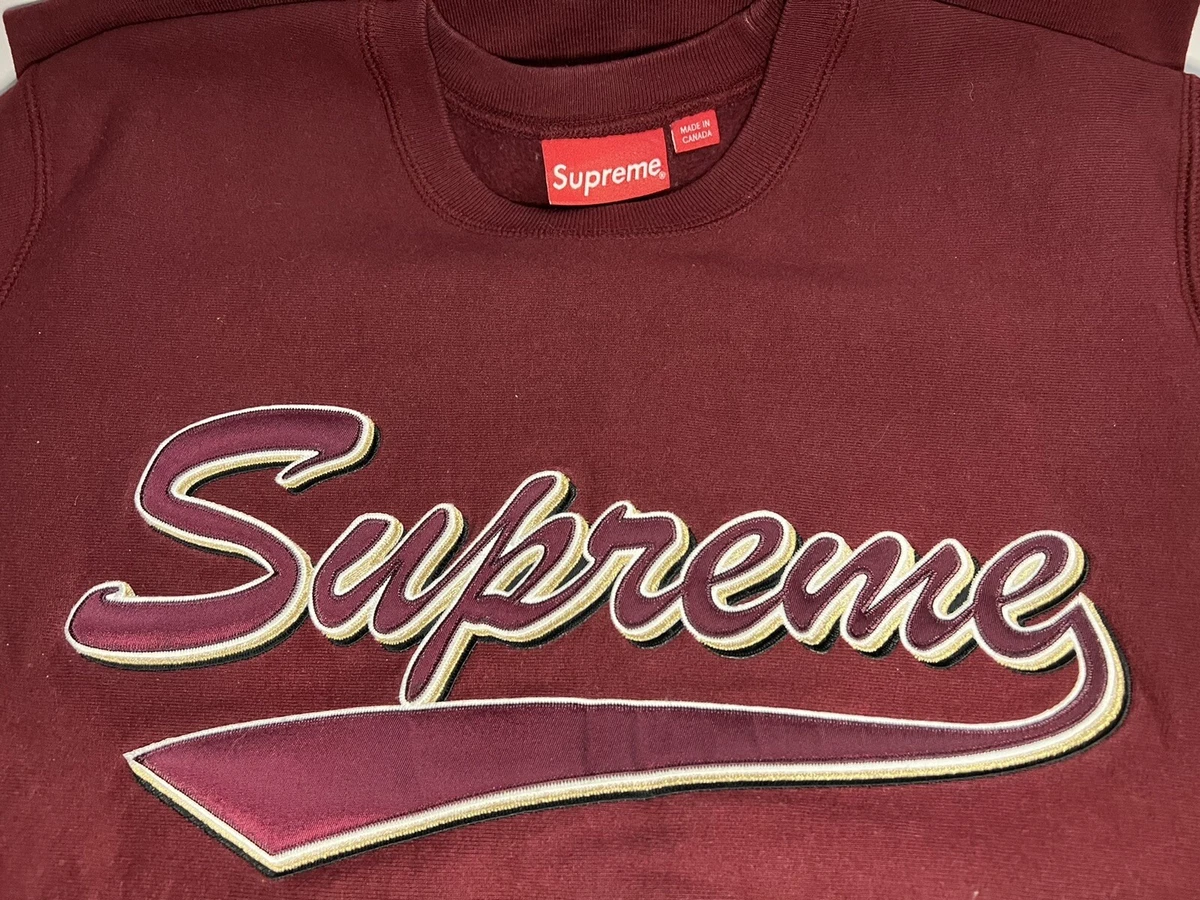 Supreme 16AW/BRUSH SCRIPT CREWNECK スウェット