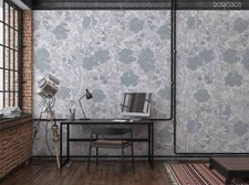 3D Floral Seamless Wallpaper Wall Mural Removable Self-adhesive Sticker951