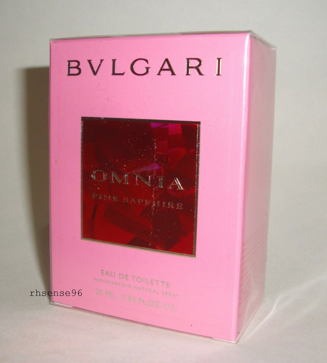 【訳あり美品】BVLGARI OMNIA ピンクサファイア＆クリスタリン セット 訳あり美品】BVLGARI OMNIA ピンクサファイア＆クリスタリン セット