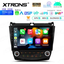 10.1" Android 14 8Core 4G LTE Car Radio GPS Stereo CarPlay For Honda Accord VII