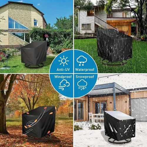 Heavy Duty Patio Chair Cover Waterproof Outdoor Garden Lawn Furniture Protector - Picture 4 of 11
