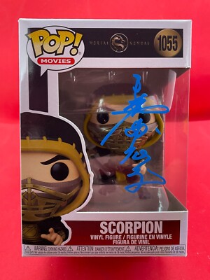 HIROYUKI SANADA signed Autogramm Funko Pop MORTAL KOMBAT in Person autograph COA