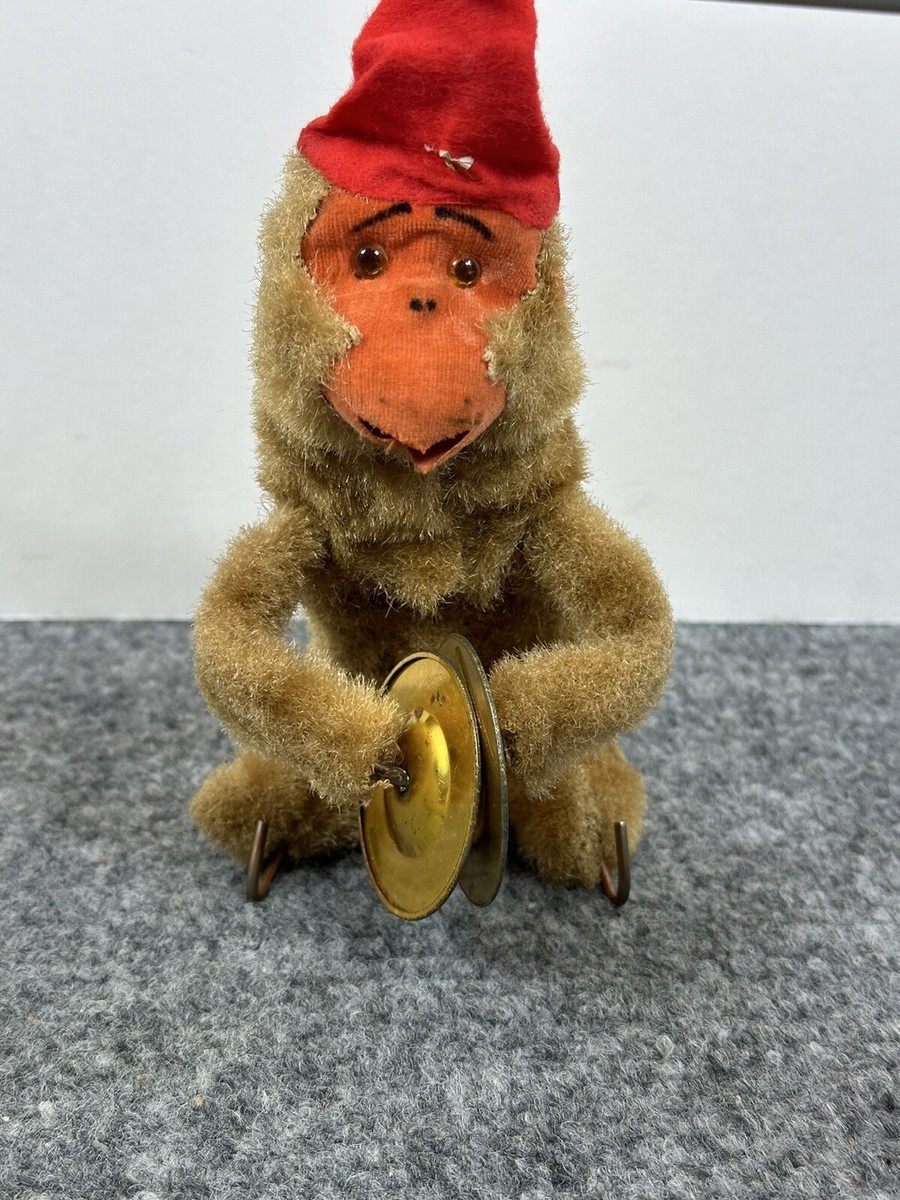 珍品！「ROCK VALL TOY」輸出品　MUSICAL CHIMP　ゼンマイ Vintage Alps Japan The Musical Chimp With Original Box
