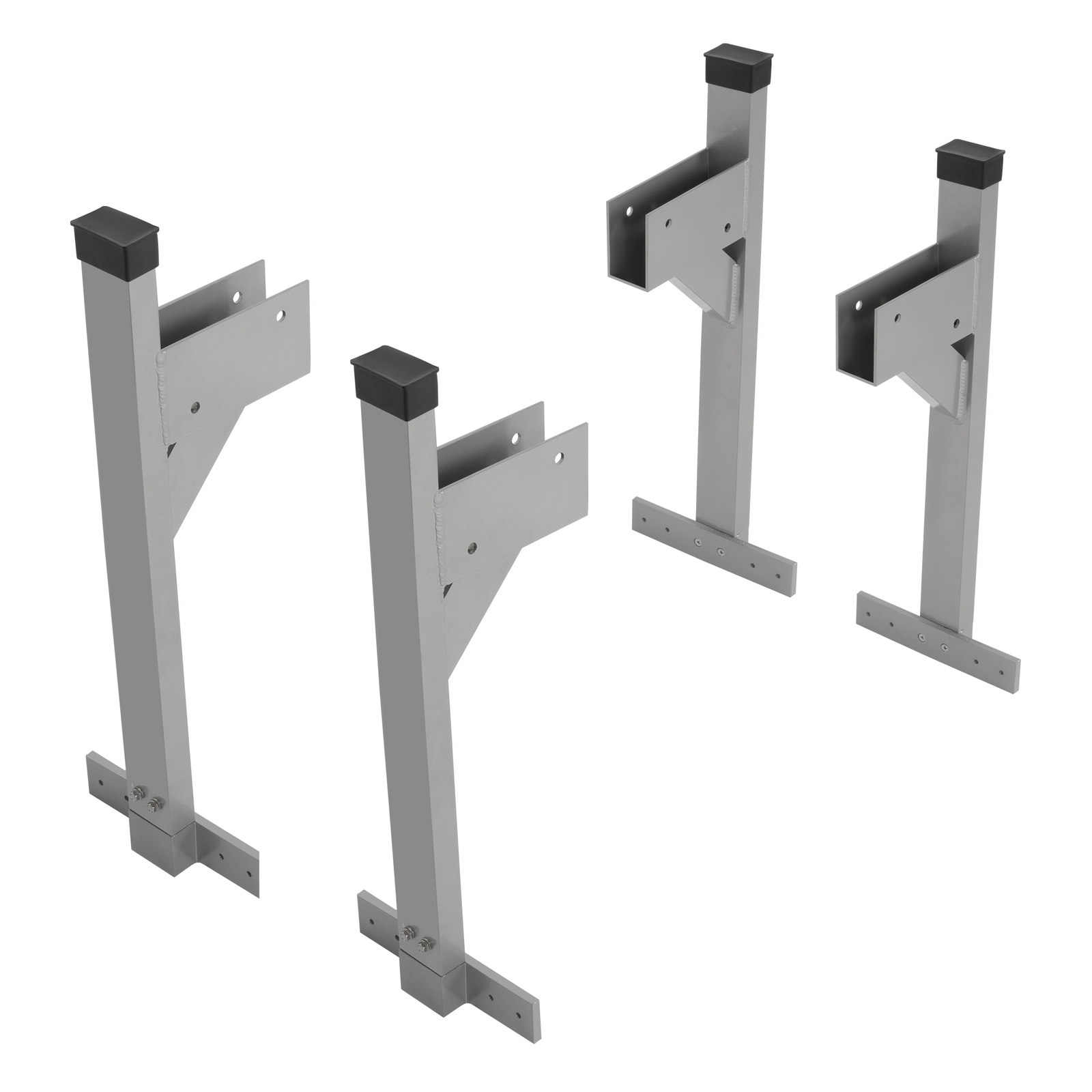 Adjustable Roof Ladder Rack Bracket Kit For Open or Enclosed Trailers ...