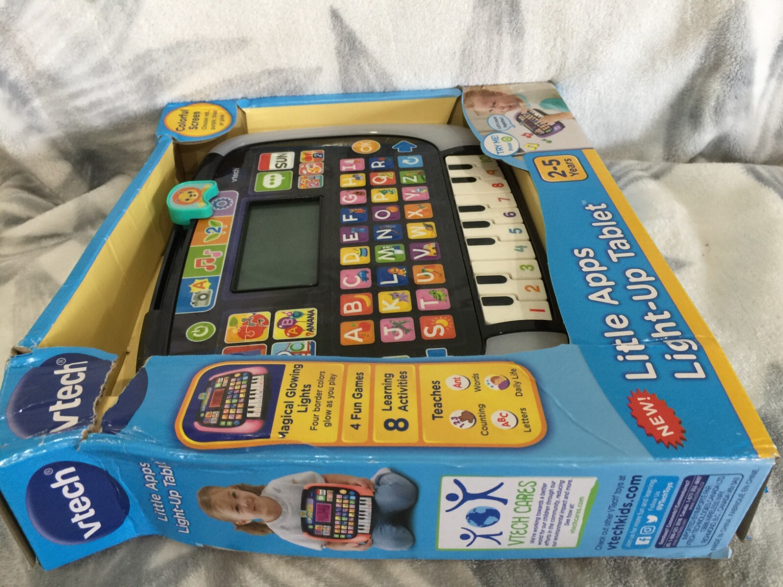 Vtech Little Apps Tablet Black Piano Educational Kid's Learning Game