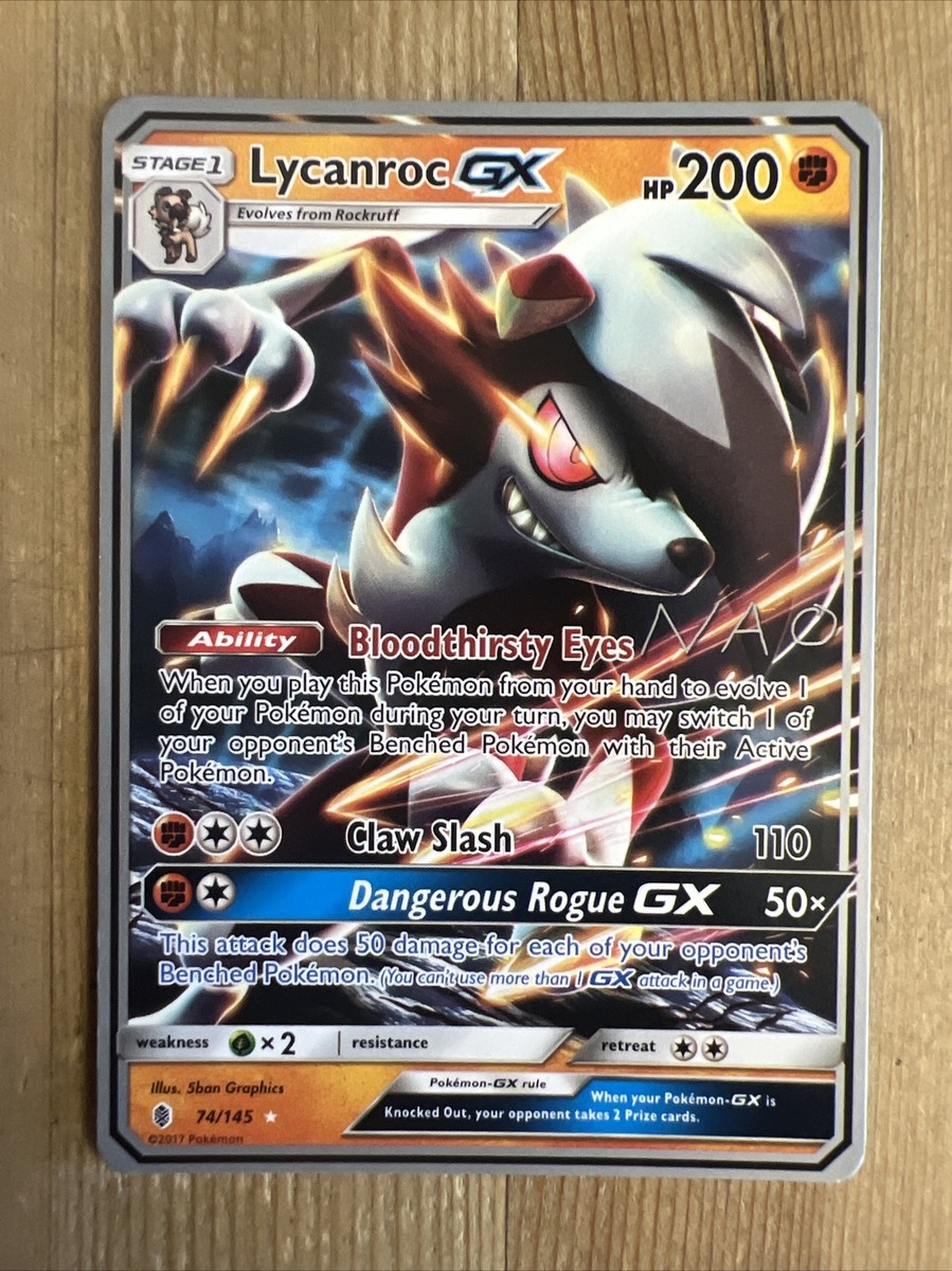 ホゲリアン Lycanroc GX - 74/145 - Pokemon Guardians Rising World