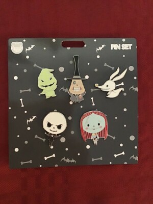 2020 Disney Parks Nightmare Before Christmas Chibi Booster Set Jack Sally Zero