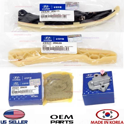 GENUINE OEM Engine Timing Chain Kit 1.6L 2012–2019 Hyundai Kia See Compatibility - Image 1 of 4