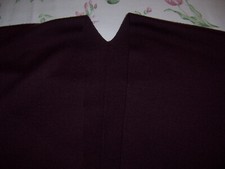 Damen Cape, Überwurf, weinrot,Italien,Mischwolle,gebr.