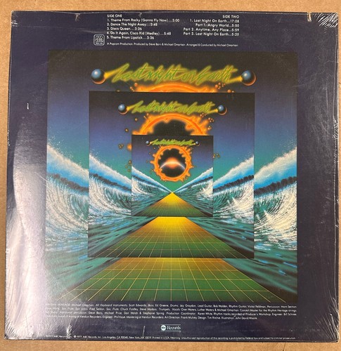 Last Night On Earth LP Record Rhythm Heritage Vinyl 33 RPM Sealed - Picture 3 of 3