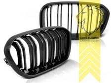 Grill Sportgrill Kühlergrill für BMW 1er F20 F21 LCI schwarz glänzend Doppelsteg