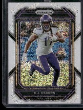 2022 Panini Prizm #191 K.J. Osborn White Sparkle