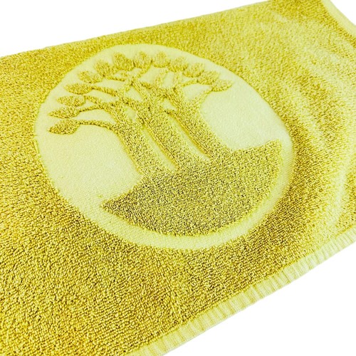 vtg James G. Hardy & co. NY bath Towel yellow 100% cotton