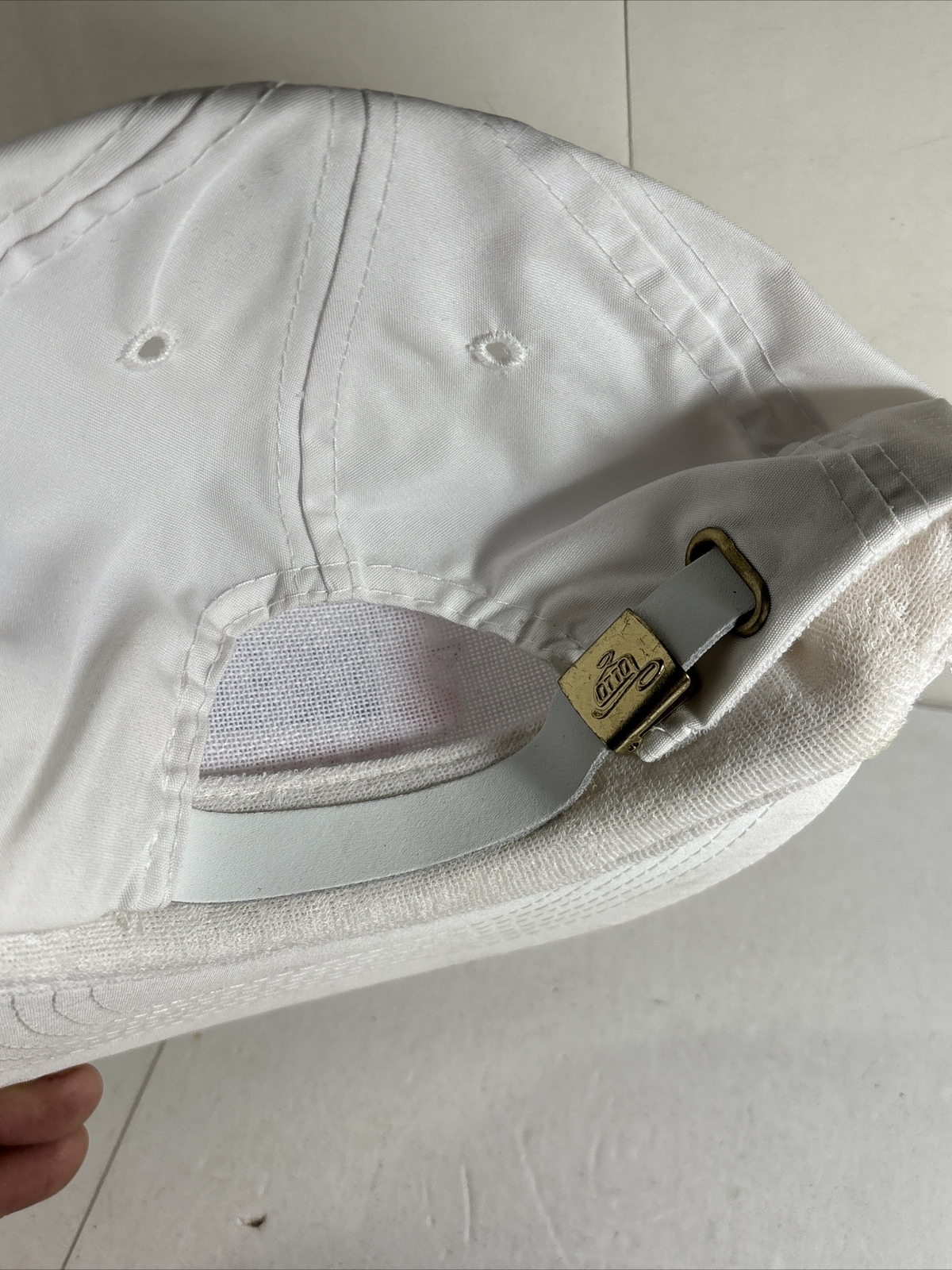 SHERWIN-WILLIAMS ADJUSTABLE STRAPBACK HAT/CAP WHI… - image 4