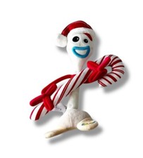 Disney Pixar Toy Story 4 Forky Plush 12" Bendable Forkie Bonnie Candy Cane NWT